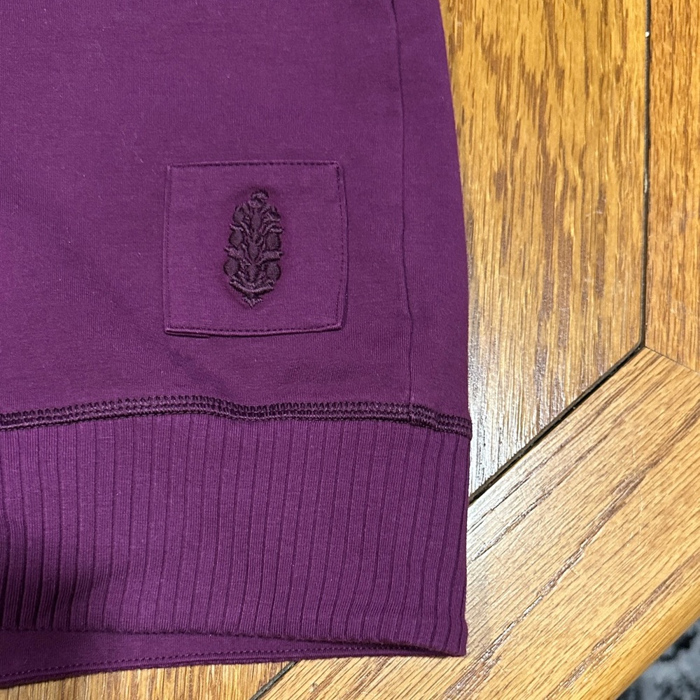 *FP MOVEMENT* Plum High-Rise Biker Athletic Stretch Shorts Size Medium - Picture 3 of 5